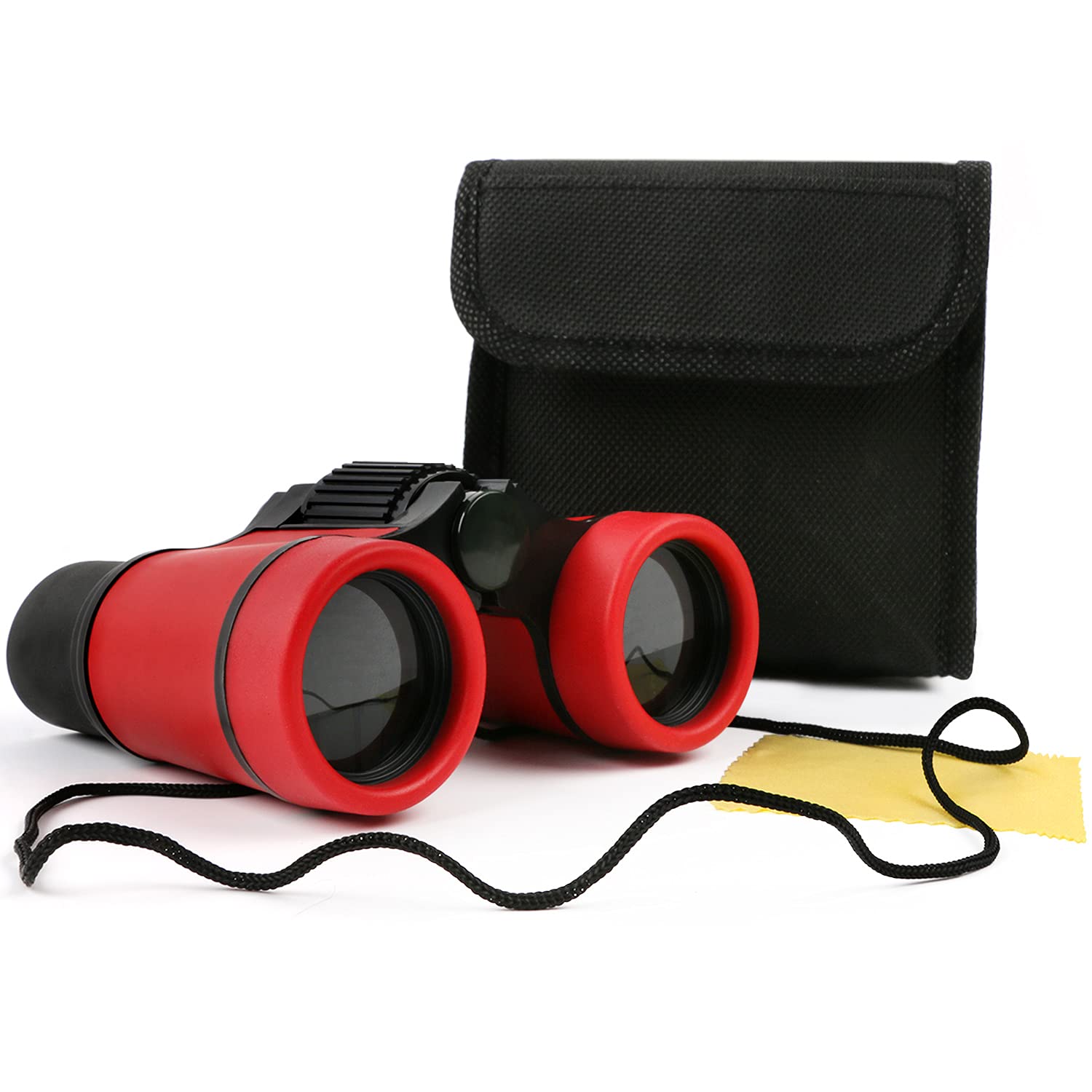 Scotamalone Kids Binoculars Shock Proof Toy Binoculars Set for Age 3-12 Years Old Boys Girls Bird Watching Educational Learning Hunting Hiking Birthday Presents
