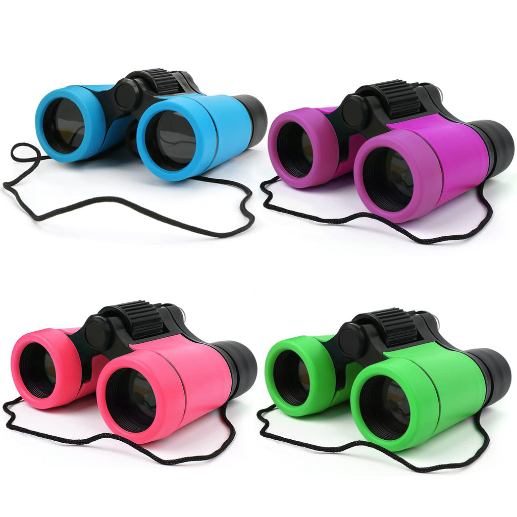 Scotamalone Kids Binoculars Shock Proof Toy Binoculars Set for Age 3-12 Years Old Boys Girls Bird Watching Educational Learning Hunting Hiking Birthday Presents