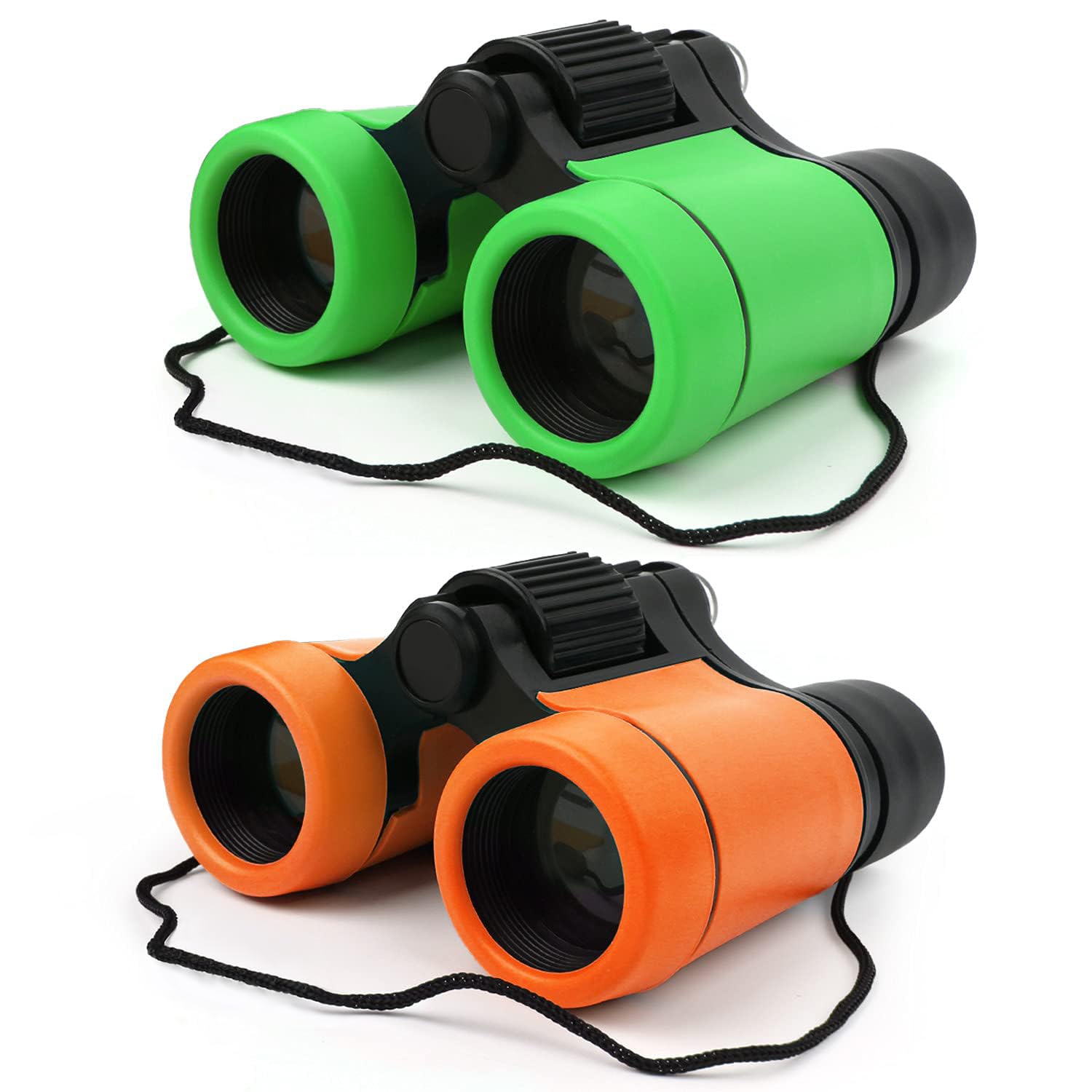 Scotamalone Kids Binoculars Shock Proof Toy Binoculars Set for Age 3-12 Years Old Boys Girls Bird Watching Educational Learning Hunting Hiking Birthday Presents