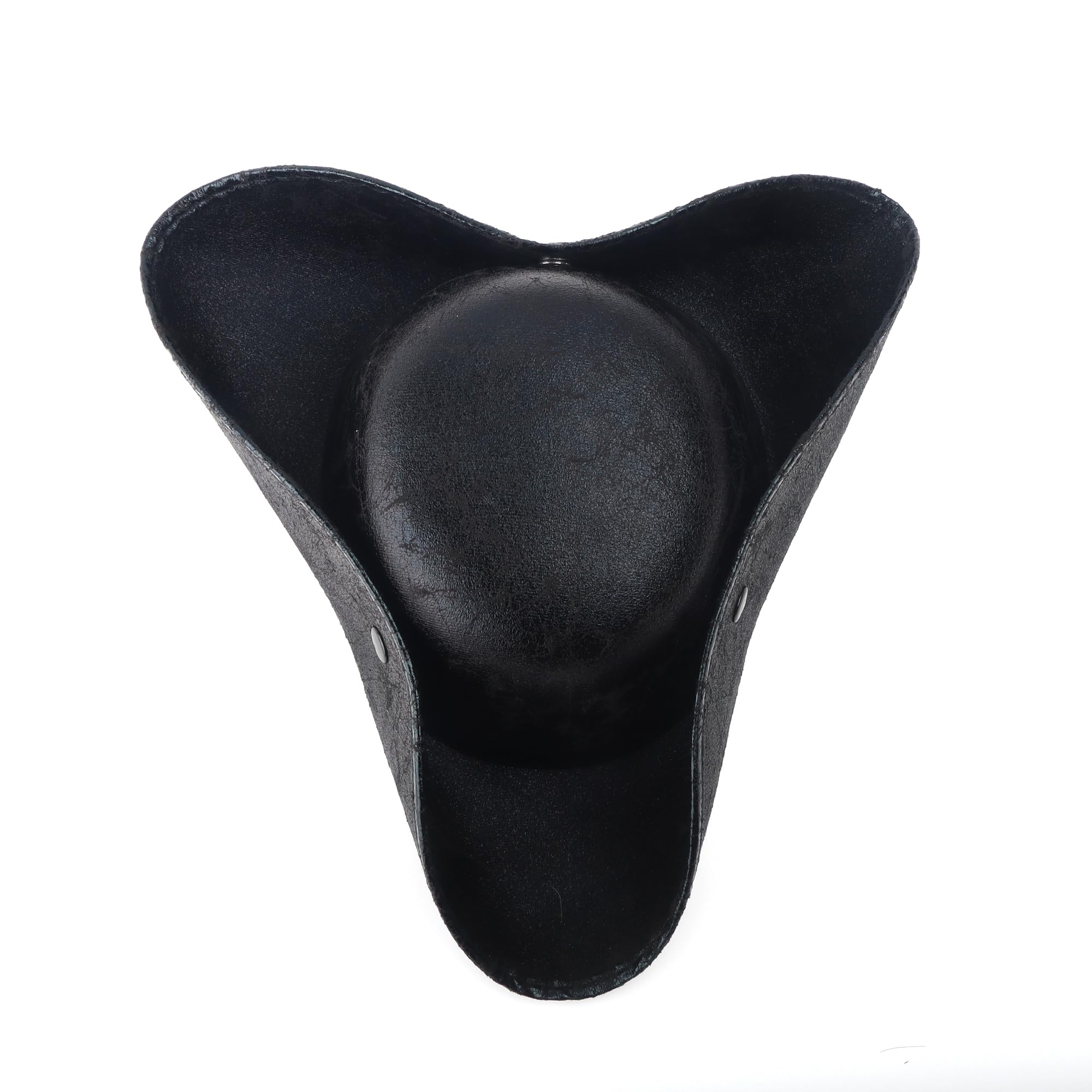 Scotamalone Pirate Hat Pirate Costume Accessories for Men Women Tricorn Captain Hat Distressed Leather Vintage Pirate Hat