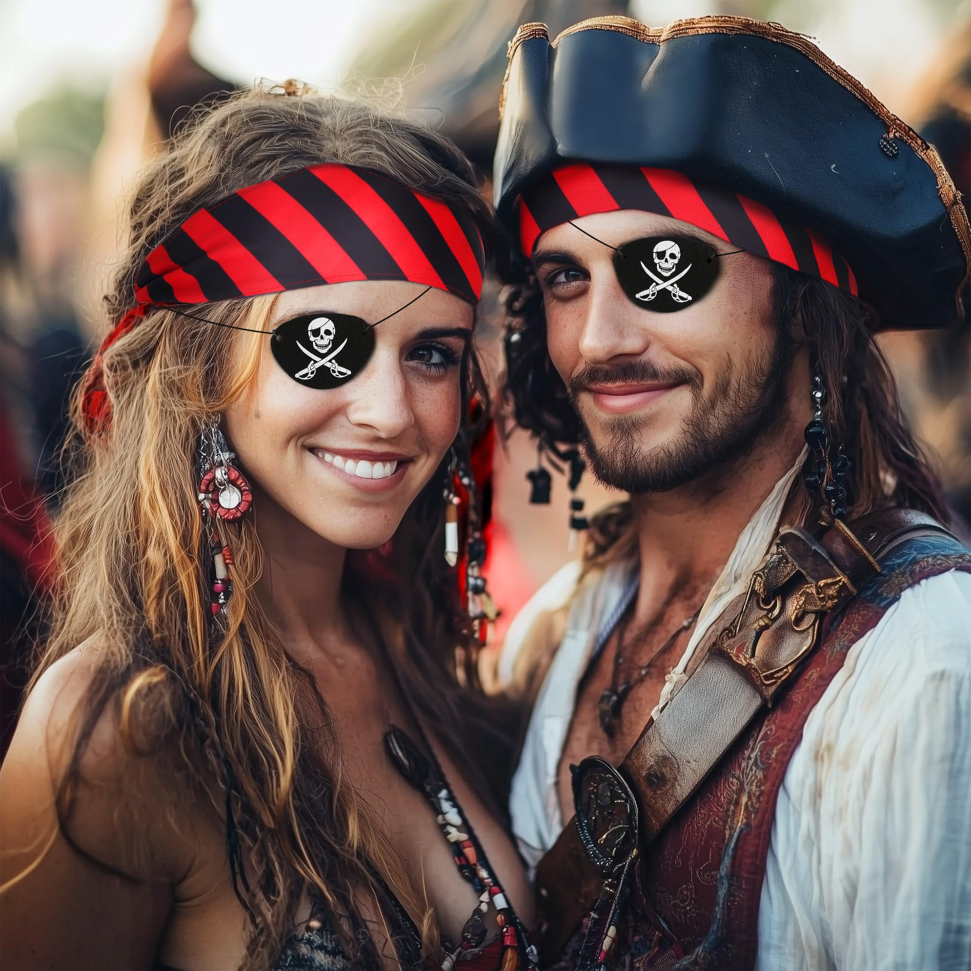 Scotamalone Halloweens Pirate-Accessories for Men Women Pirate-Party Favors Supplies