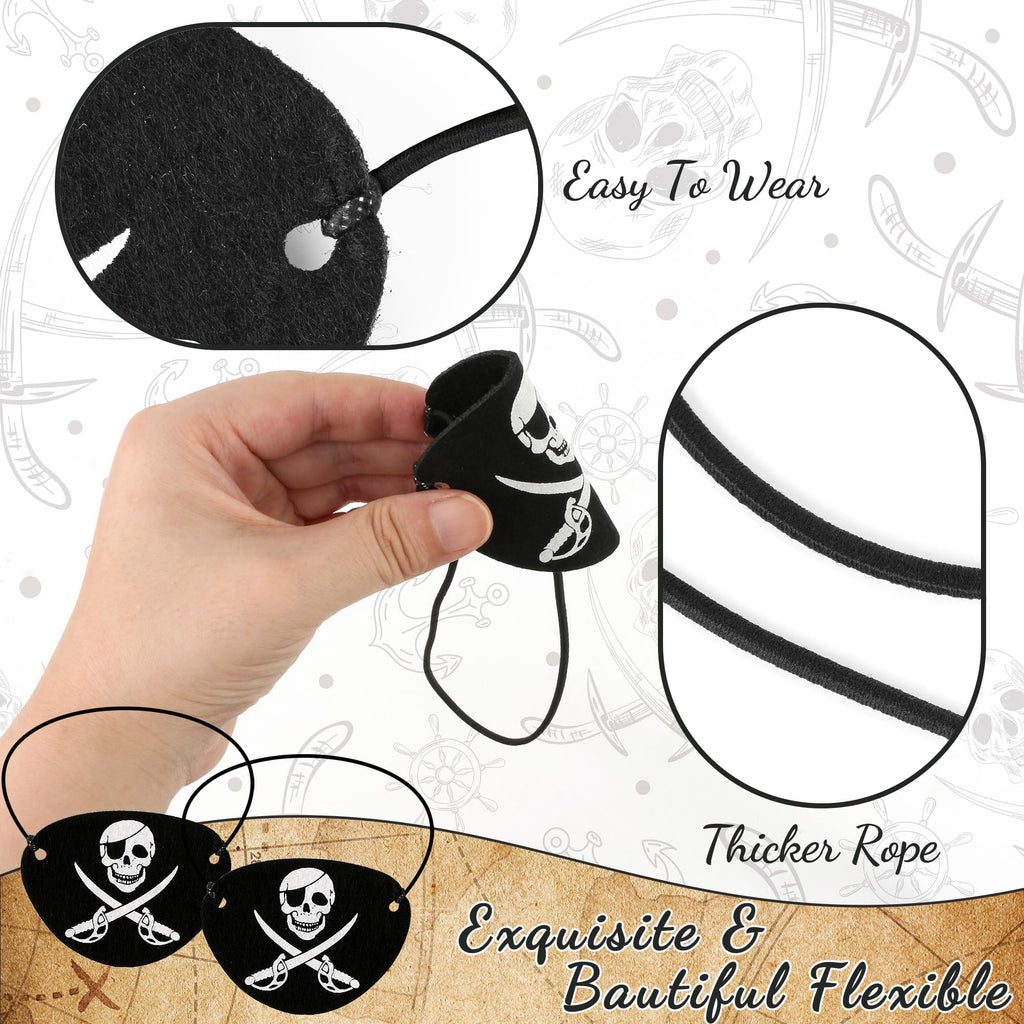 Scotamalone Halloweens Pirate-Accessories for Men Women Pirate-Party Favors Supplies
