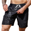 Scotamalone Mens Swim Trunks Board Shorts Swimwear Bathing Suits Quick Dry for Beach,Travel,Vacation,Swimming, Surfing,Casual Black